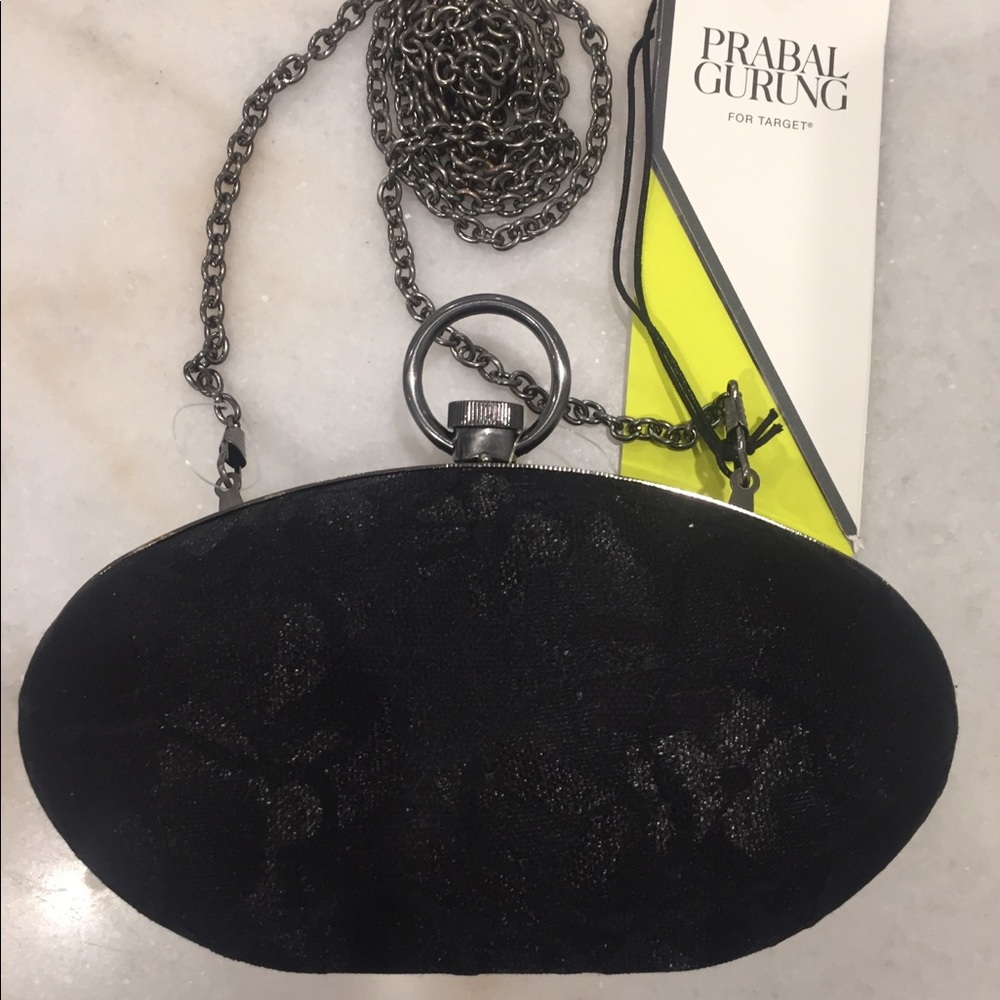Prabal Gurung Black clutch